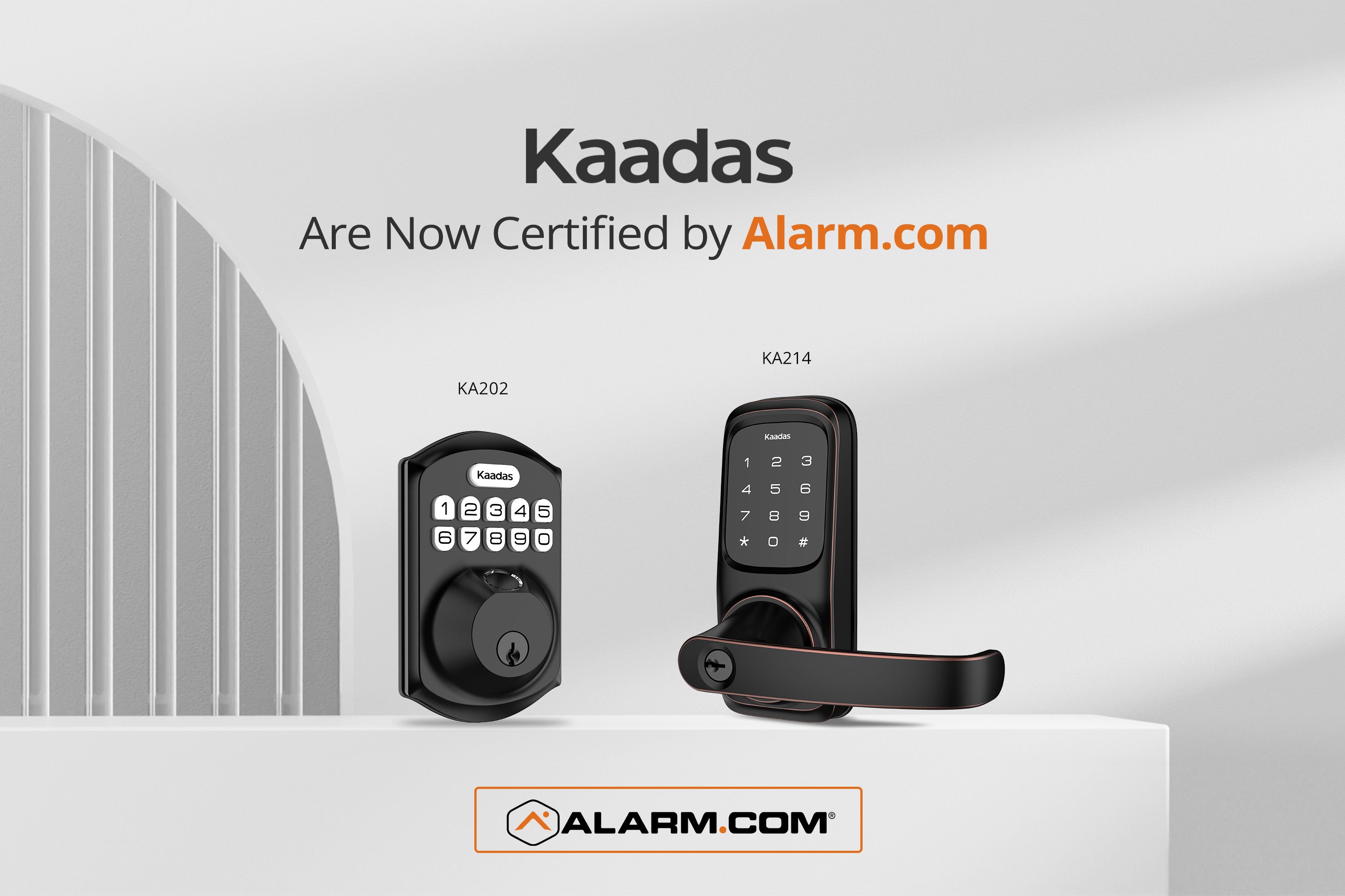 KA202, KA210, KA214 receives Alarm.com Certification