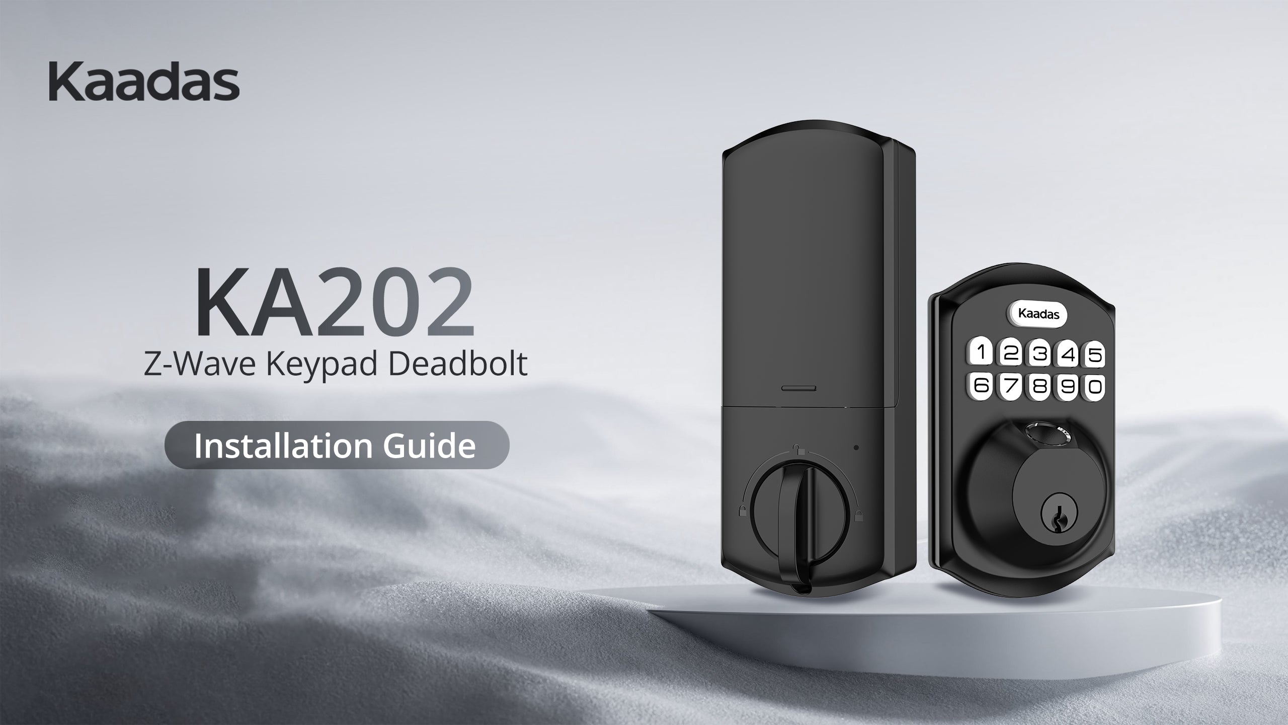 KA202 Z-Wave Fingerprint Keypad Deadbolt – Kaadas